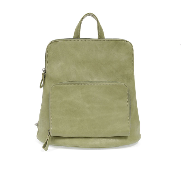 Eucalyptus Green - Vegan Leather Mini Julia Backpack