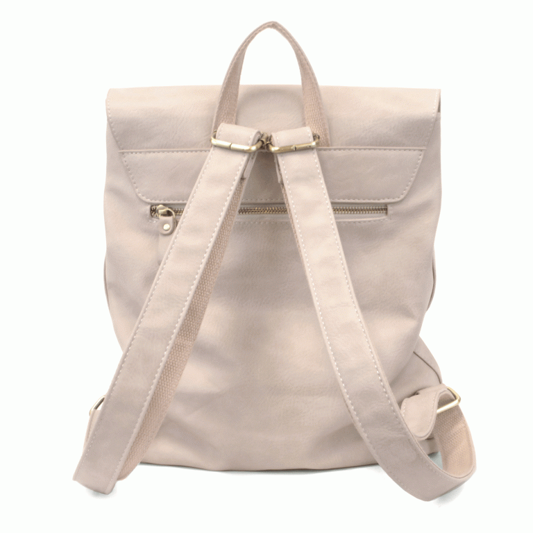 Dove Grey - Vegan Leather Colette Backpack