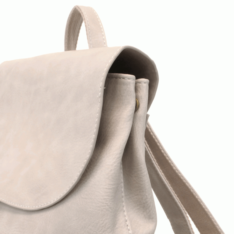 Dove Grey - Vegan Leather Colette Backpack