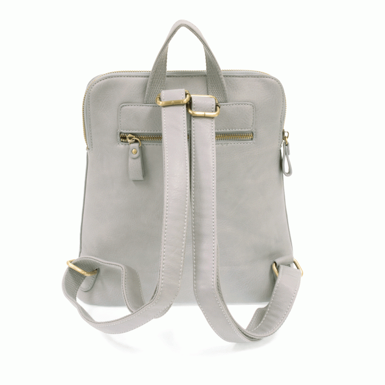 Light Denim - Vegan Leather Mini Julia Backpack