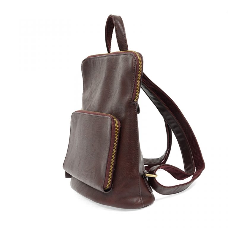 Wine - Vegan Leather Mini Julia Backpack
