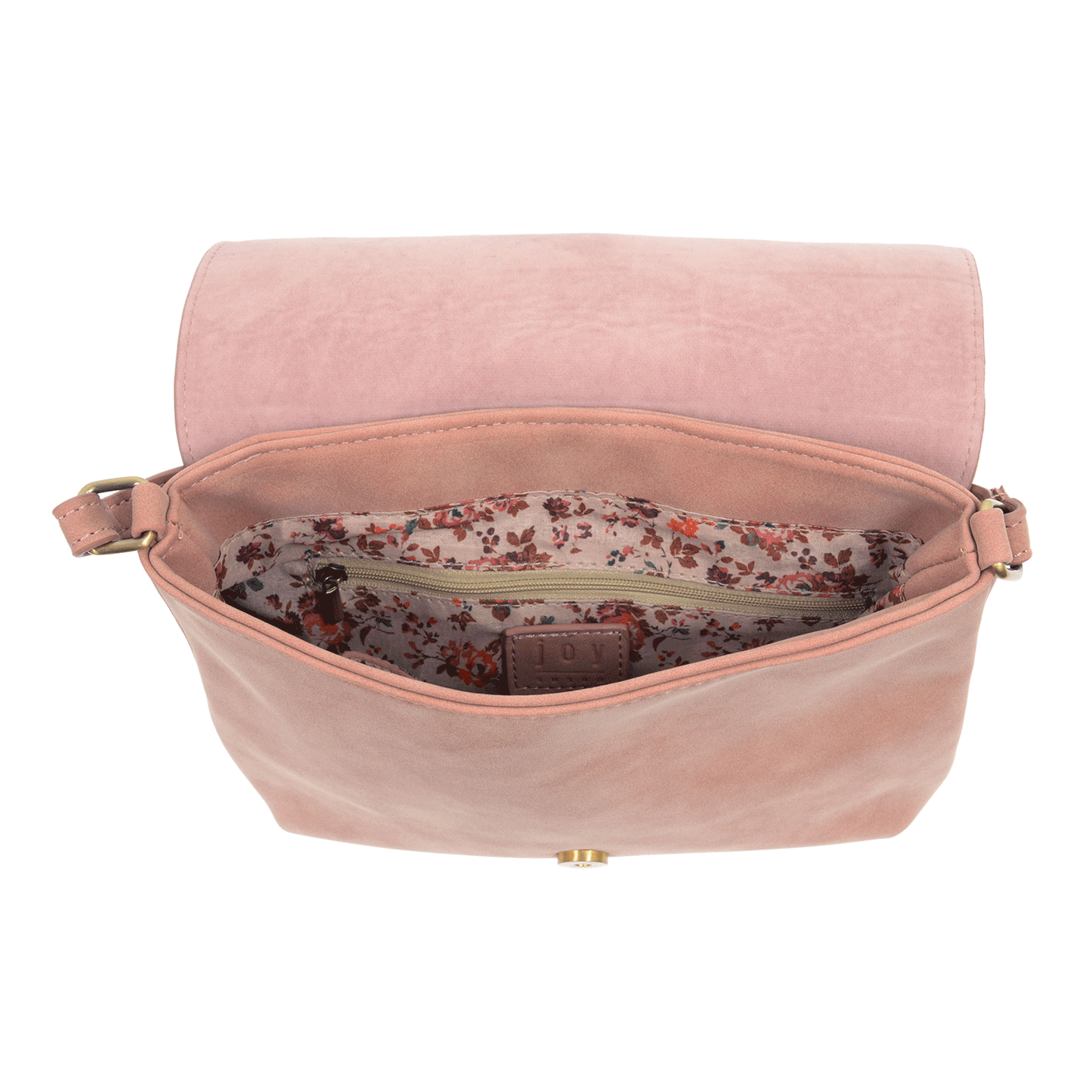 Dusty Rose - Vegan Leather Jackie Crossbody