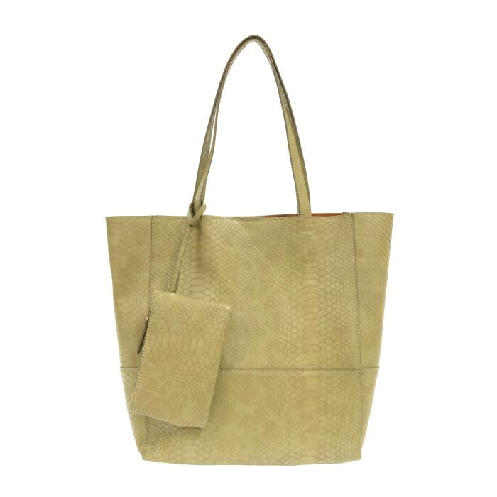 Pear - Vegan Leather Avery Python Tote