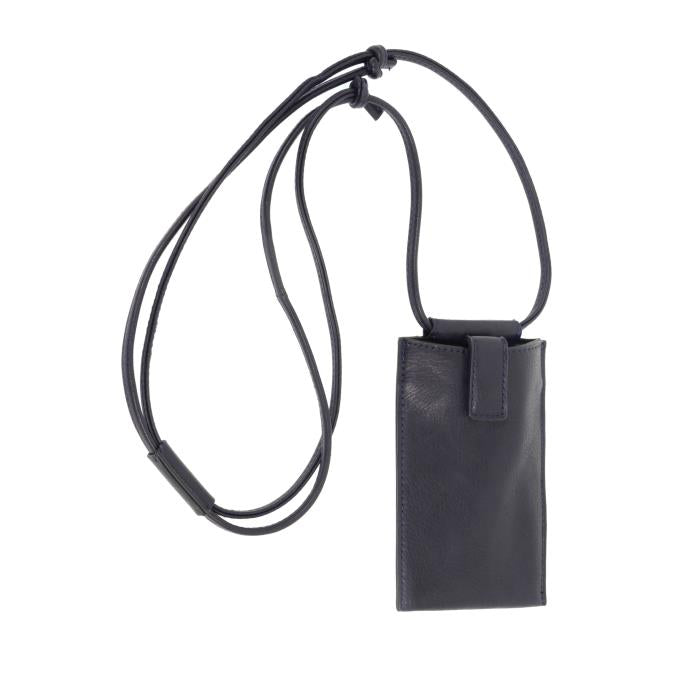 Navy Blue - Vegan Leather Marley Phone Crossbody