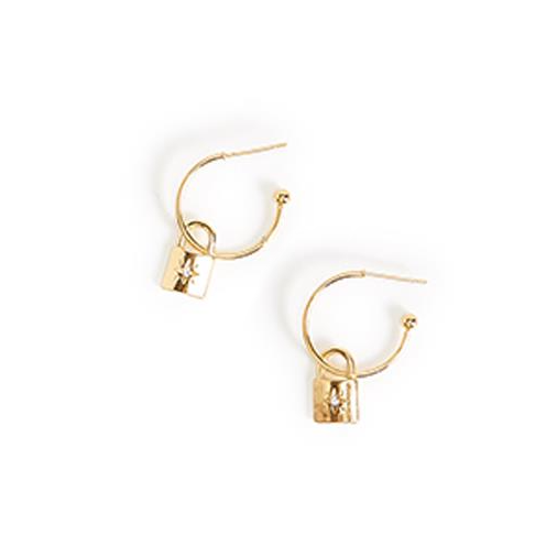Charm Hoop Earrings