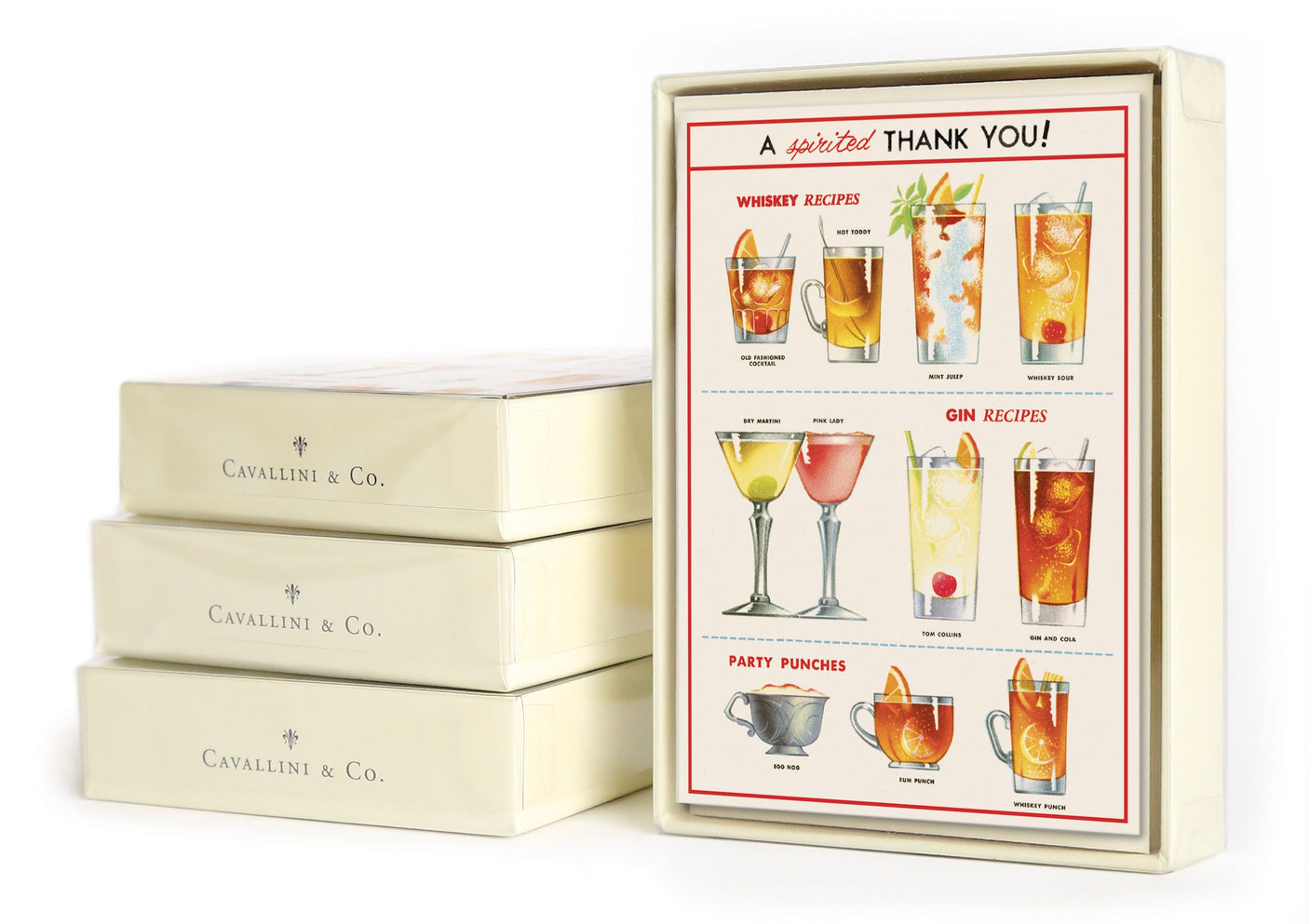 Cheers! Thank You - Vintage Boxed Greeting Cards