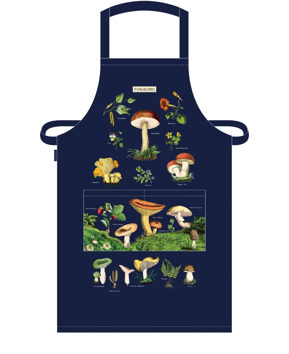 Vintage-Style Apron - Foraging