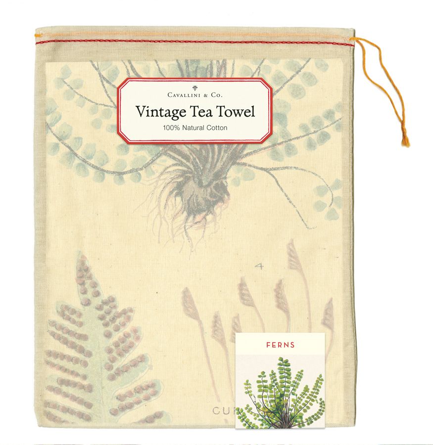 Ferns - Vintage Tea Towel