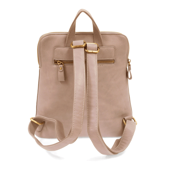 Light Pink - Vegan Leather Mini Julia Backpack
