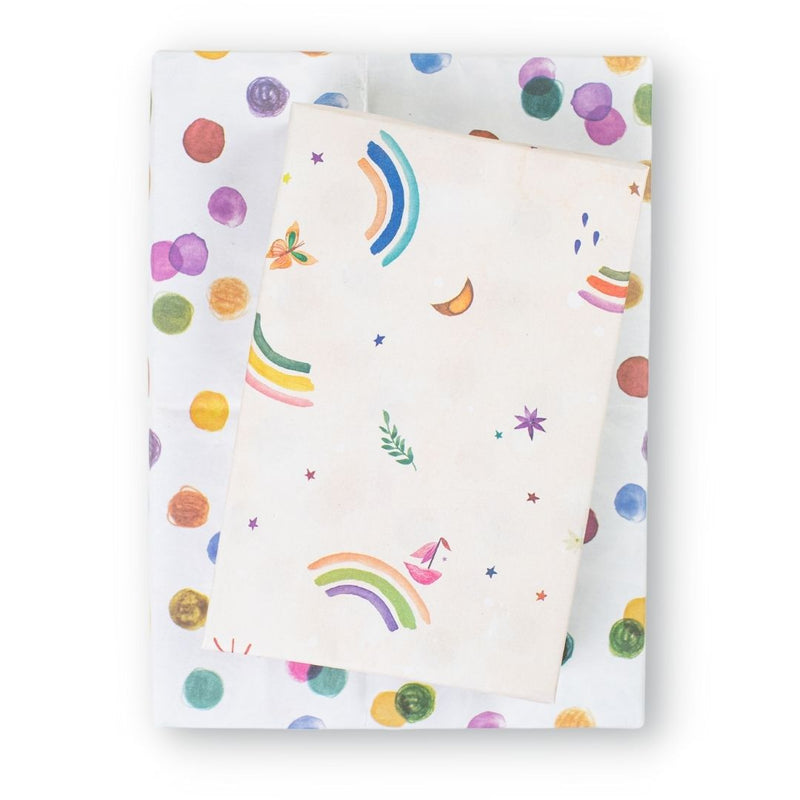 Rainbow Sails - Double-Sided Eco Gift Wrap