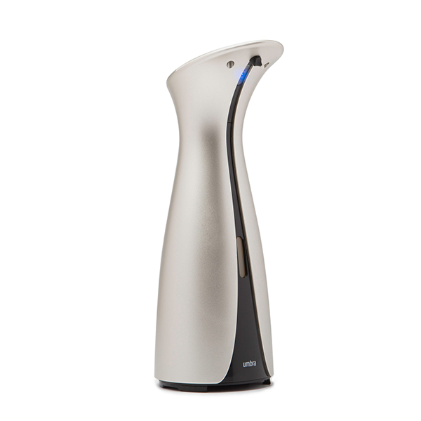 Otto Automatic Soap Dispenser Pump Silver Side