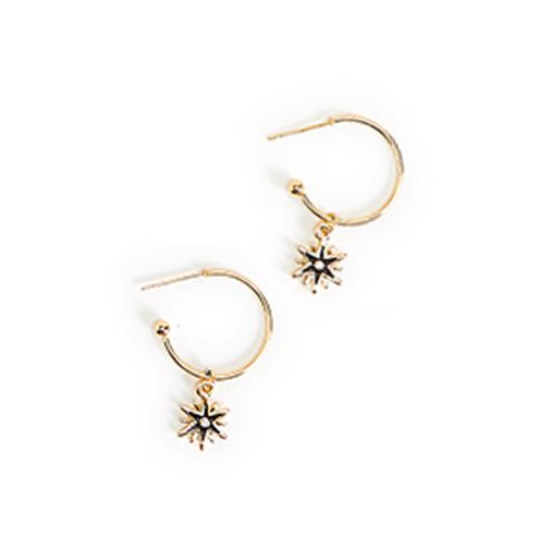 Charm Hoop Earrings