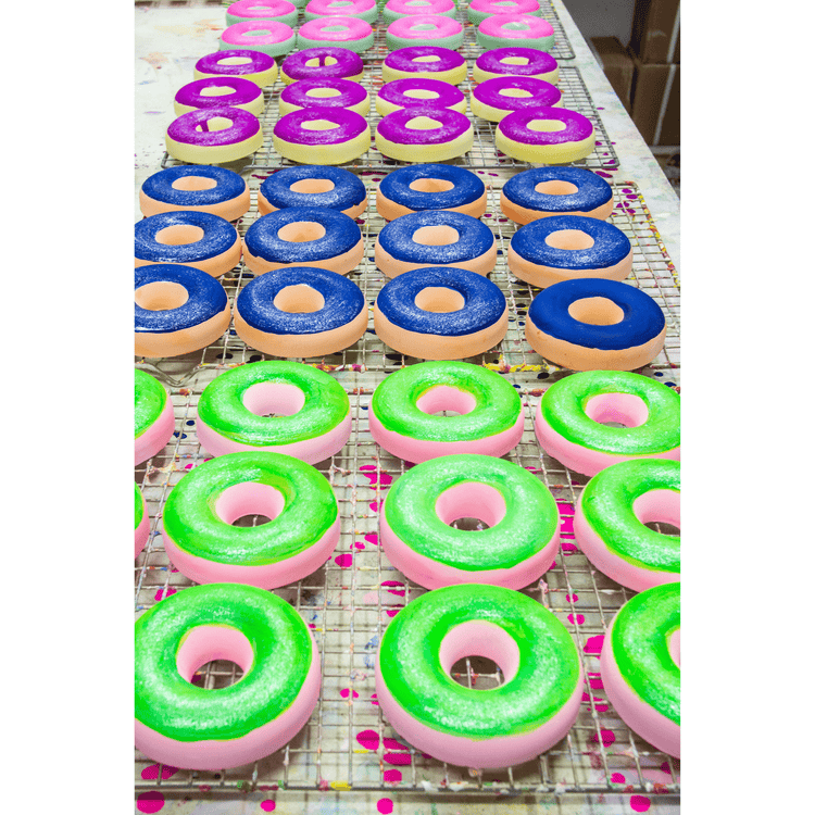 Frosted Donut Sidewalk Chalk