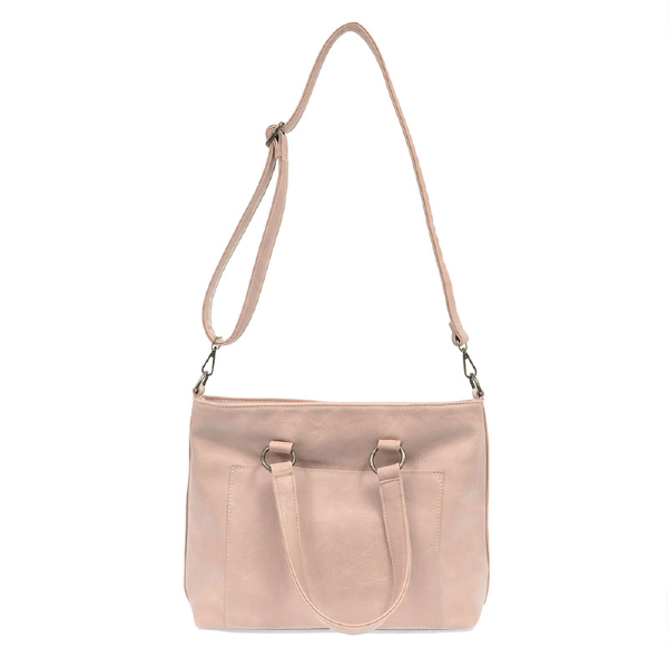 Vegan Leather Medium Nancy Tote - Light Pink - Hello World Modern Mercantile