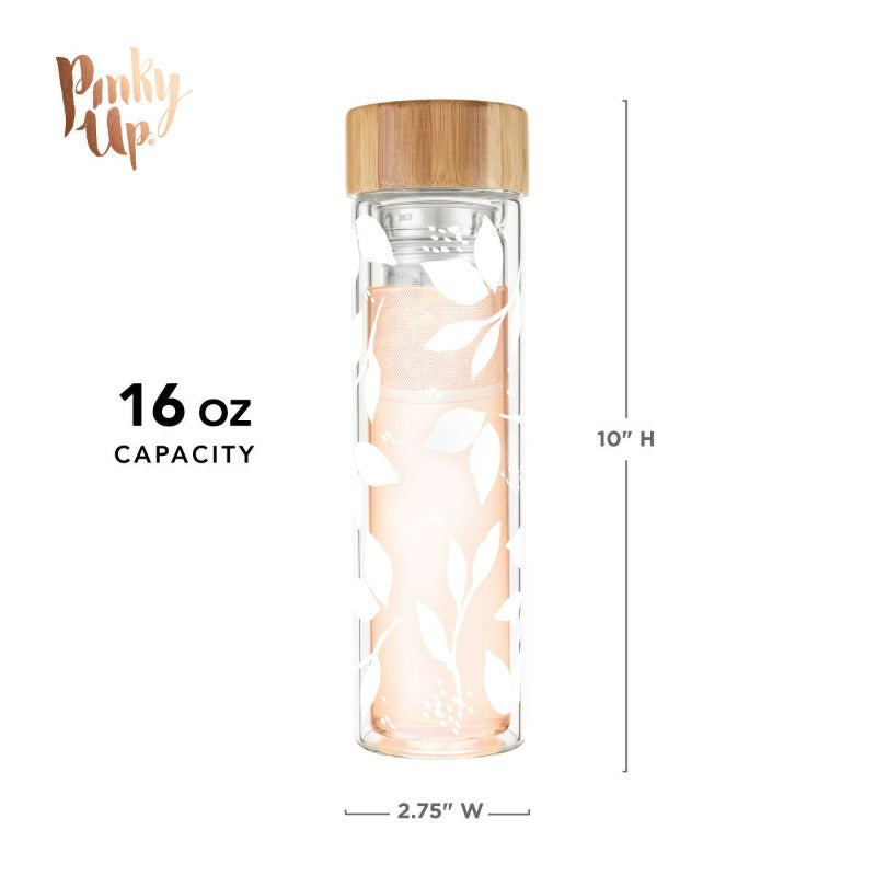 Blair™ Bee Glass Travel Infuser Mug by Pinky Up