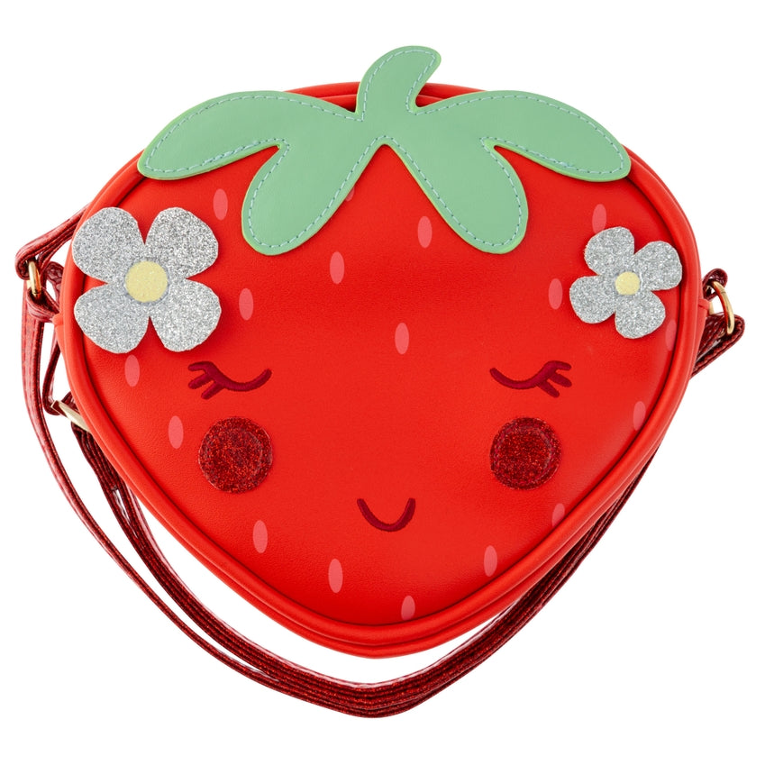 Girls' First Crossbody Dress Up Purse for Toddlers & Little Kids Strawberry