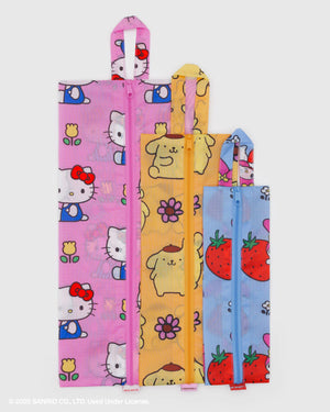 3D Zip Packing Set - Hello Kitty & Friends Florals - Hello World Modern Mercantile
