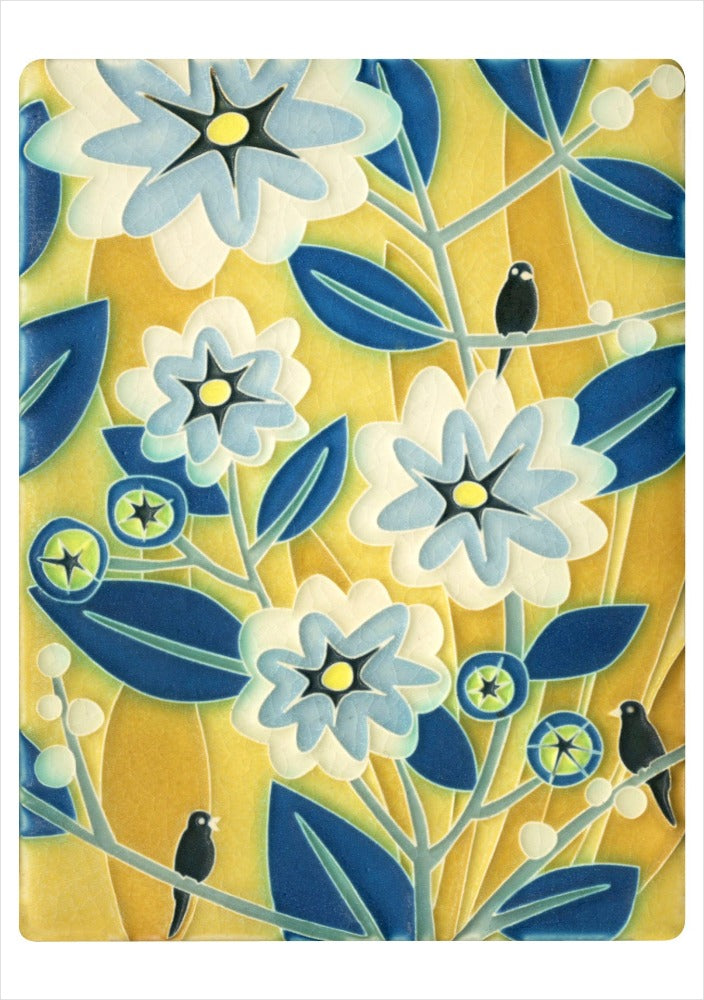 Arts & Crafts Tiles: Made by Motawi Tileworks Boxed Notecard Assortment Interior Style 3 - Tropicana
