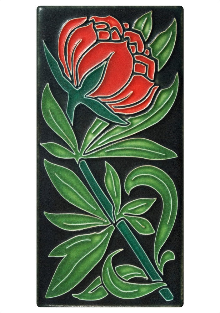 Arts & Crafts Tiles: Made by Motawi Tileworks Boxed Notecard Assortment Interior Style 4 - Peony