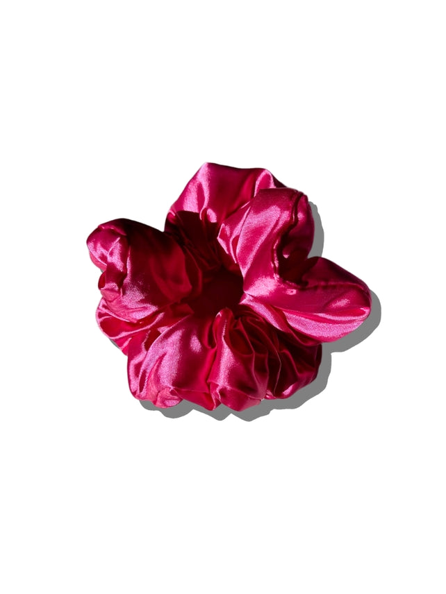 Puffy Silky Satin Oversized Scrunchie