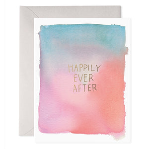 Happily Ever After Wedding Greeting Card
