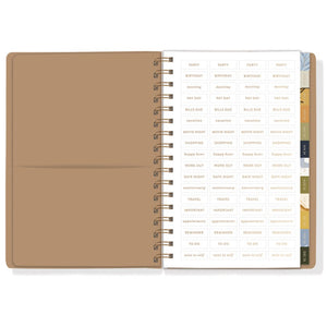 Bumble Bee 2024 17 Month Spiral Dated Planner Interior 2