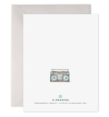 Disco Ball Dance Hard Birthday Card