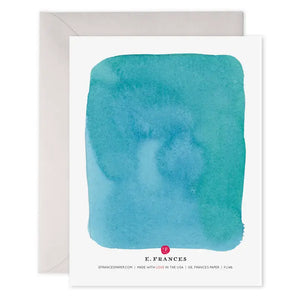 Colorful Watercolor Thank You Greeting Card