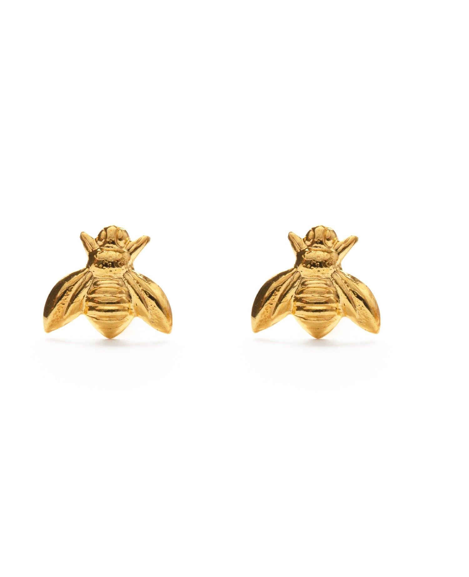 Tiny Honey Bee Stud Earrings