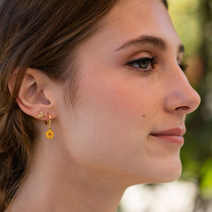 Tiny Honey Bee Stud Earrings