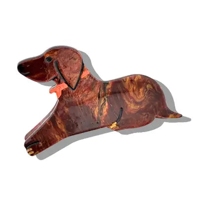 Hand Painted Animal Shaped Acetate Hair Claw Clip