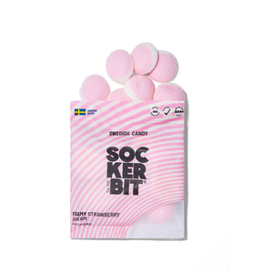Foamy Strawberry Dream Swedish Candy Bag 2.8oz