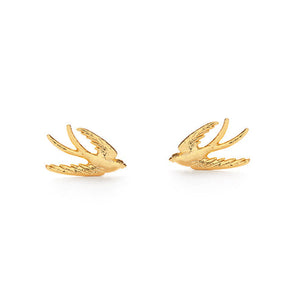 Swallow Bird Stud Earrings