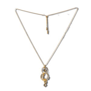 Many Moons Pendant Necklace - Gold/Green