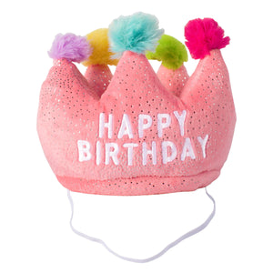 If The Crown Fits Happy Birthday Plush Dog Toy