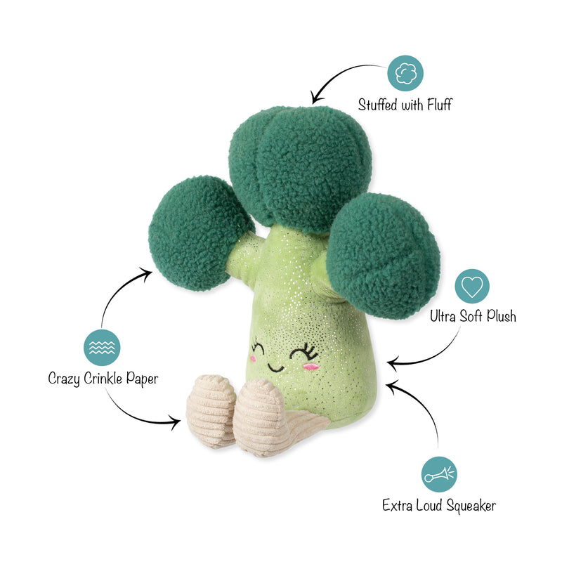 Brocc Star Plush Dog Toy