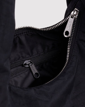 Small Nylon Meringue Bag - Black