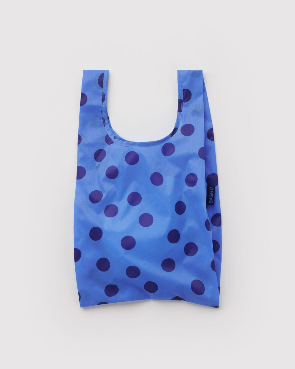 Baby Baggu Reusable Shopping Bag - Blue Polka Dot