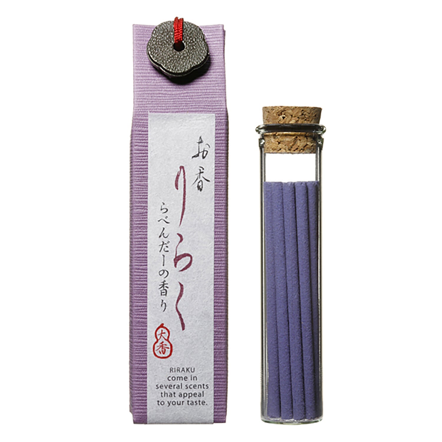 RIRAKU Japanese Incense Sticks & Holder Gift Set