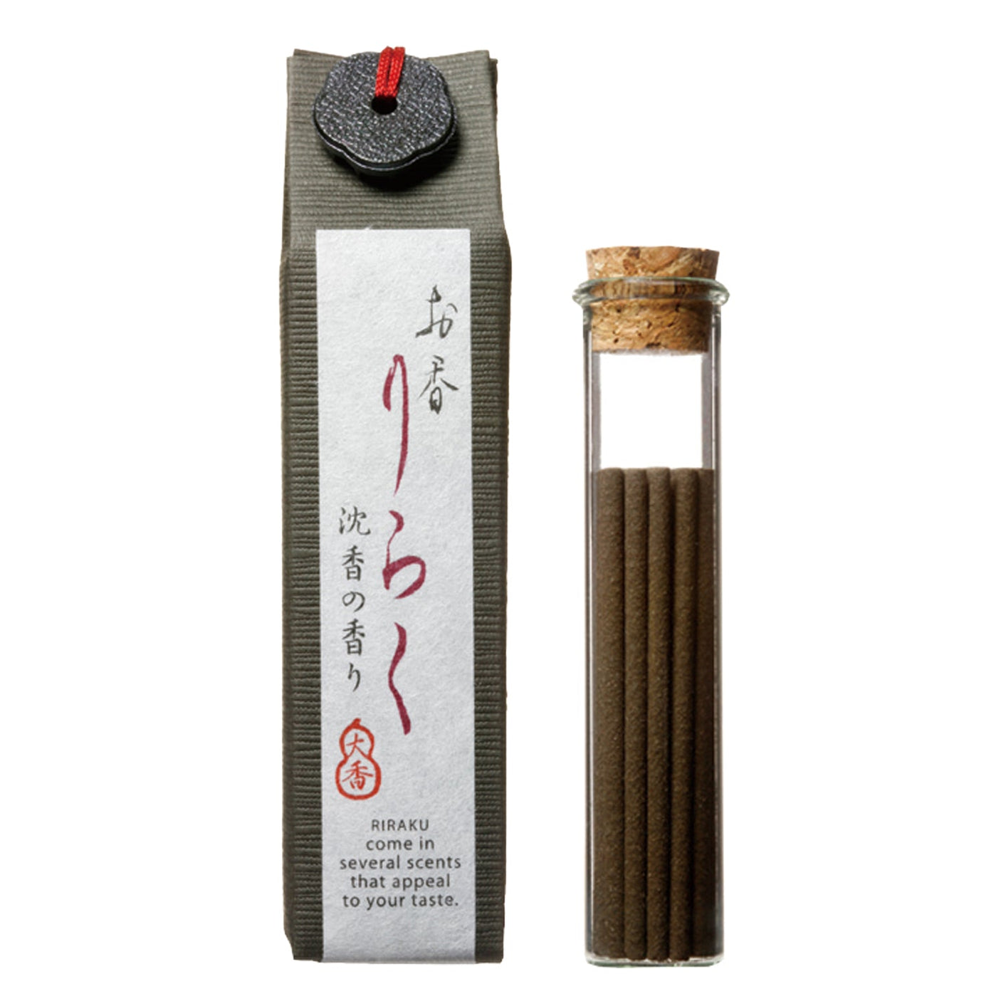 RIRAKU Japanese Incense Sticks & Holder Gift Set