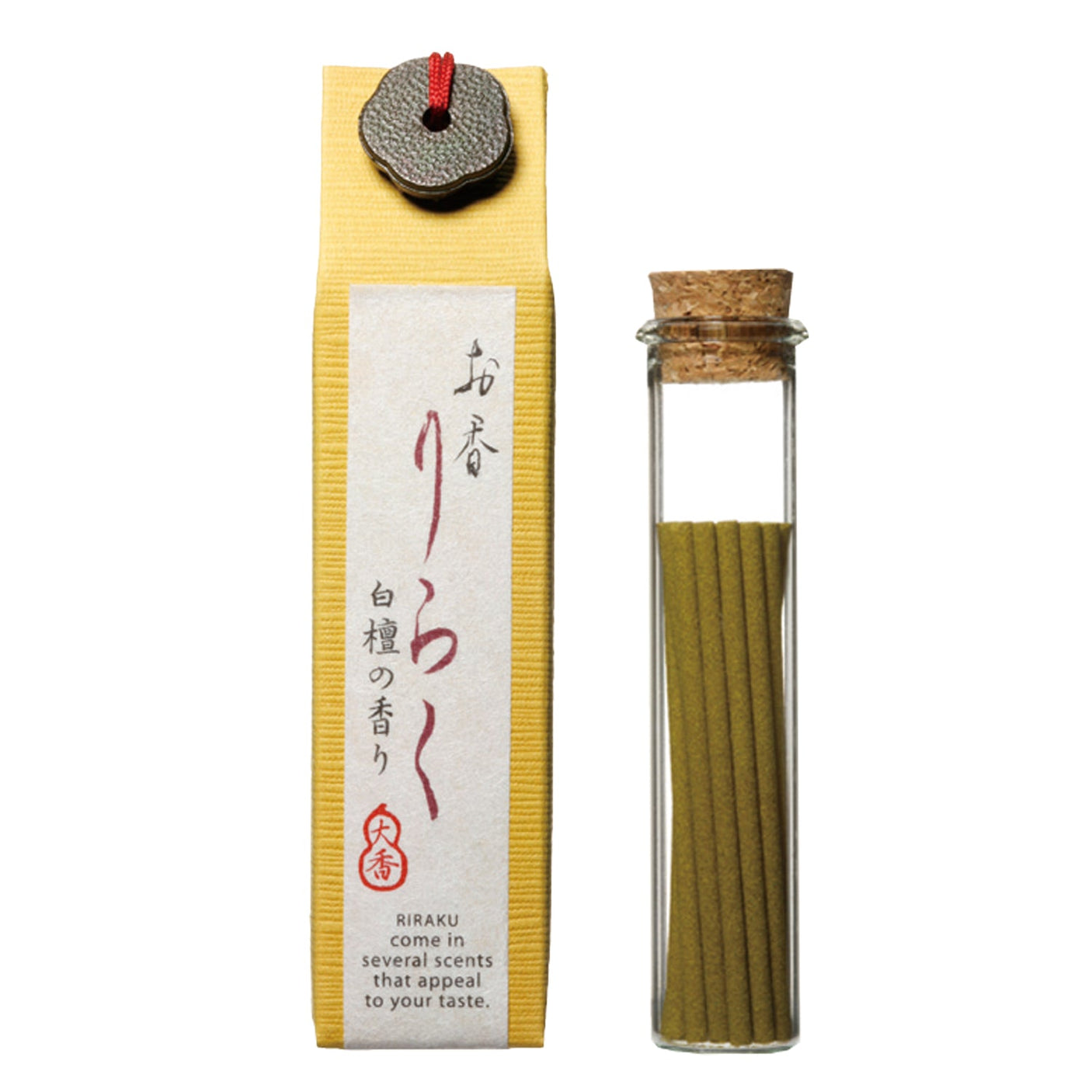 RIRAKU Japanese Incense Sticks & Holder Gift Set