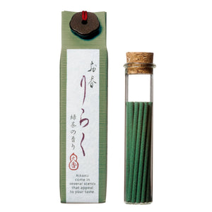 RIRAKU Japanese Incense Sticks & Holder Gift Set