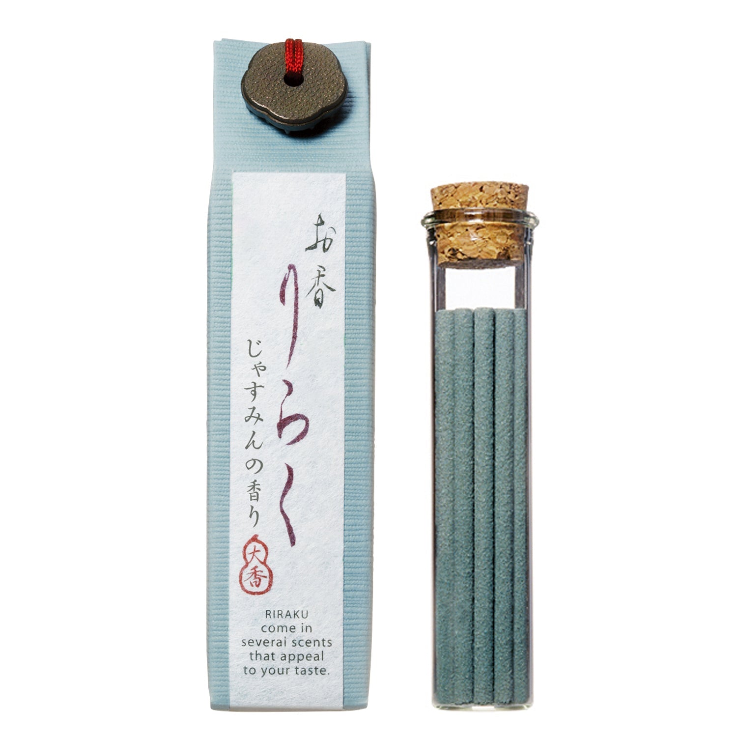 RIRAKU Japanese Incense Sticks & Holder Gift Set