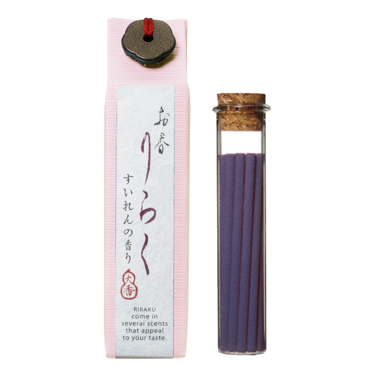 RIRAKU Japanese Incense Sticks & Holder Gift Set