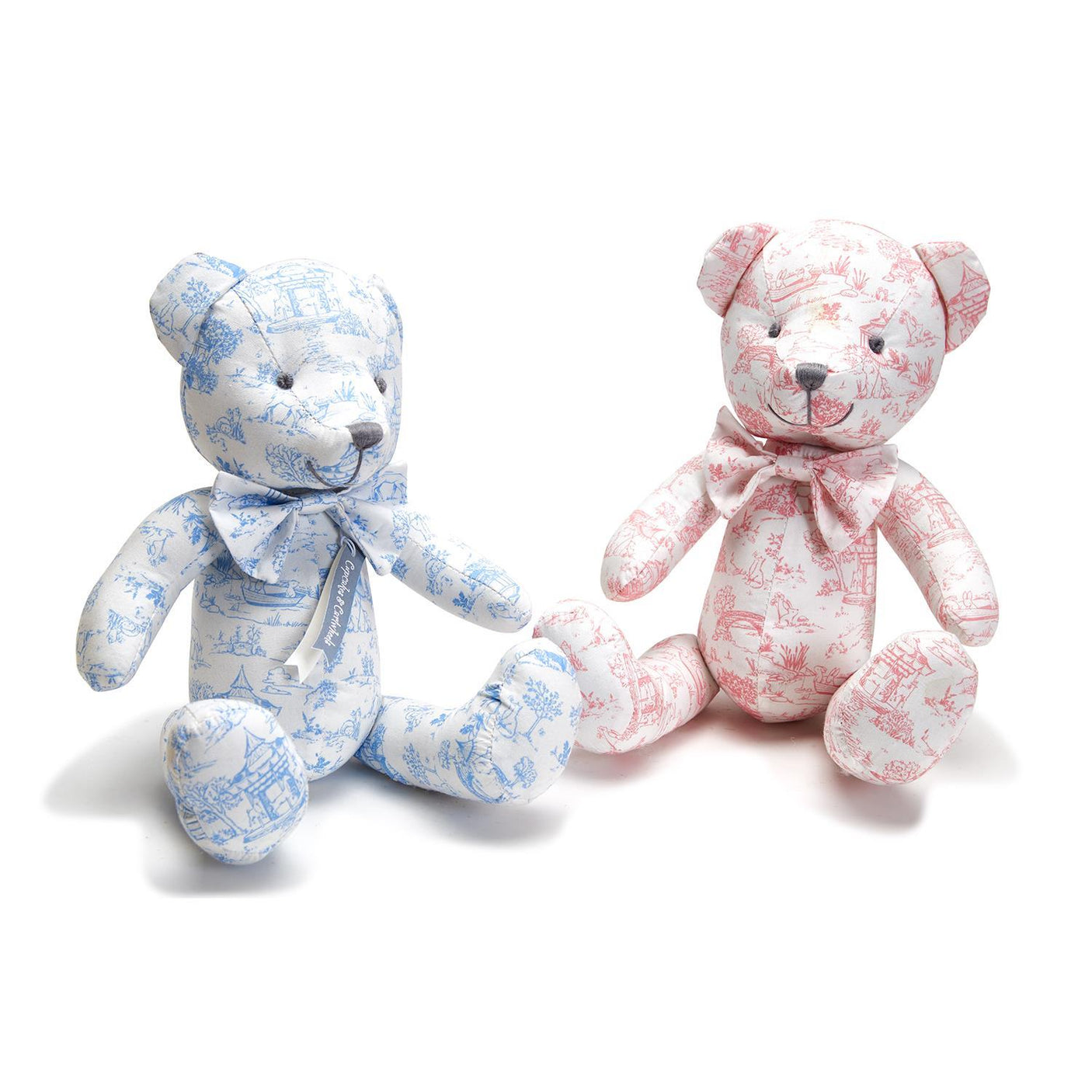 Animal Toile Patterned Teddy Bear