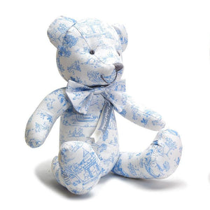 Animal Toile Patterned Teddy Bear