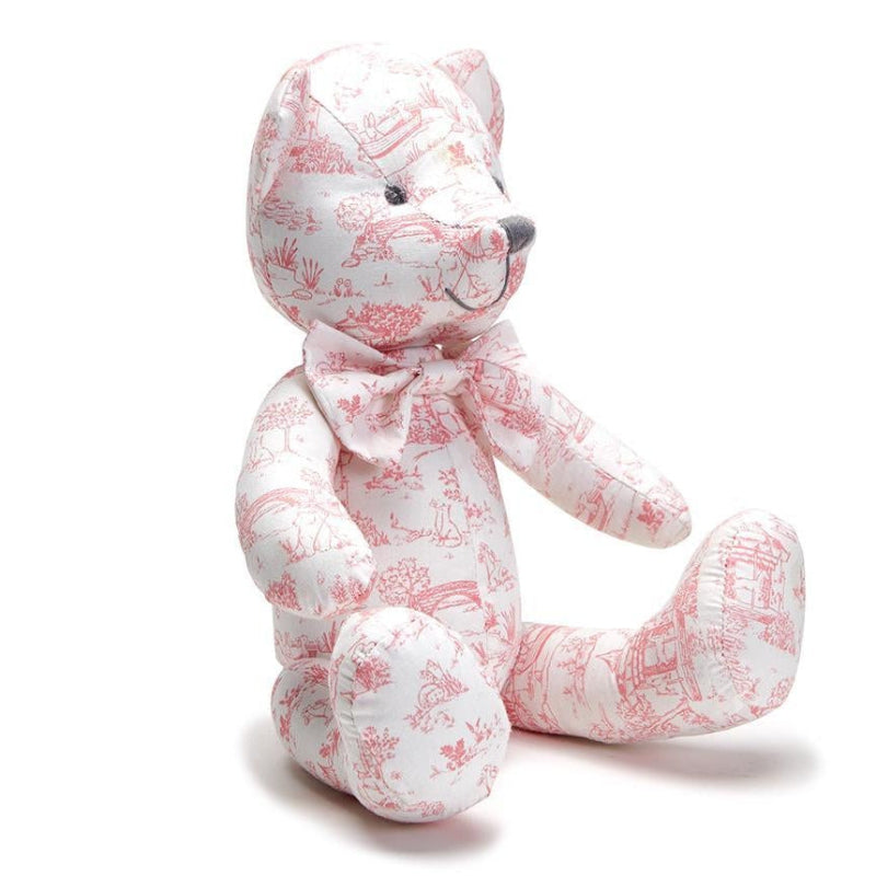 Animal Toile Patterned Teddy Bear