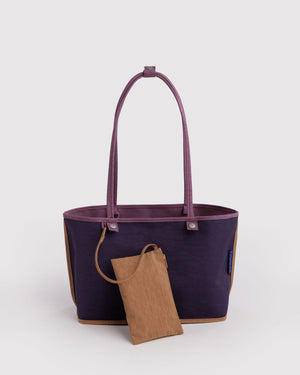 Medium Nylon Reversible Tote Bag - Wild Plum Mix
