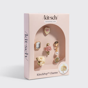 Kitschpop Charms for Hair Clip - Vintage Ivory