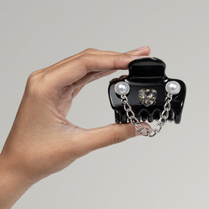 Kitschpop Cloud Clip & Charms Set - Black